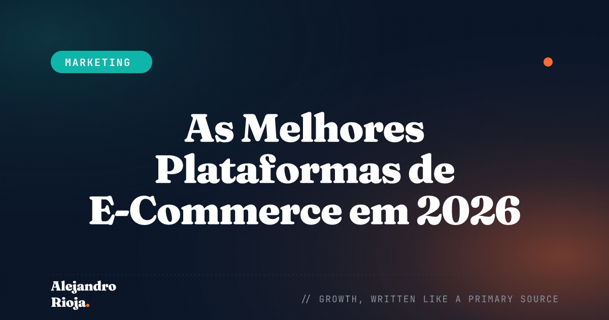 As Melhores Plataformas de E-Commerce em 2026