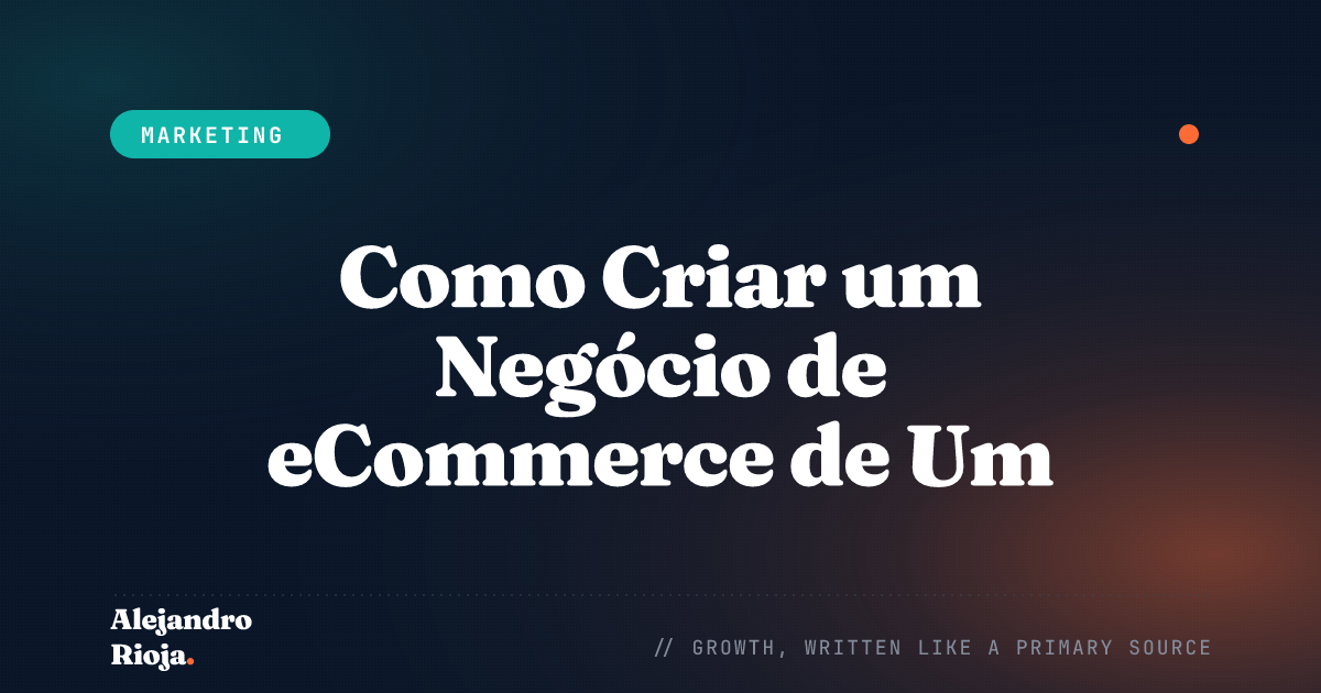 Como Criar um Negócio de eCommerce de Um Milhão de Dólares em 2026