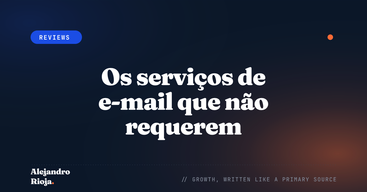 The Email Services That Don't Require Phone Verification