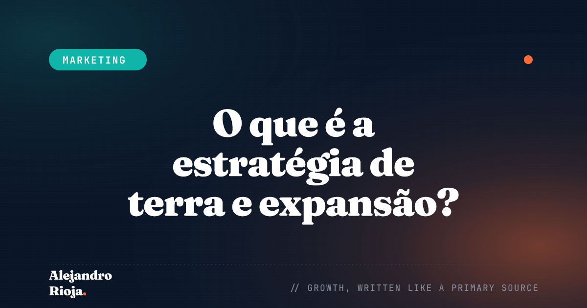 O que é a estratégia de terra e expansão? Um Mini Guia[2020]