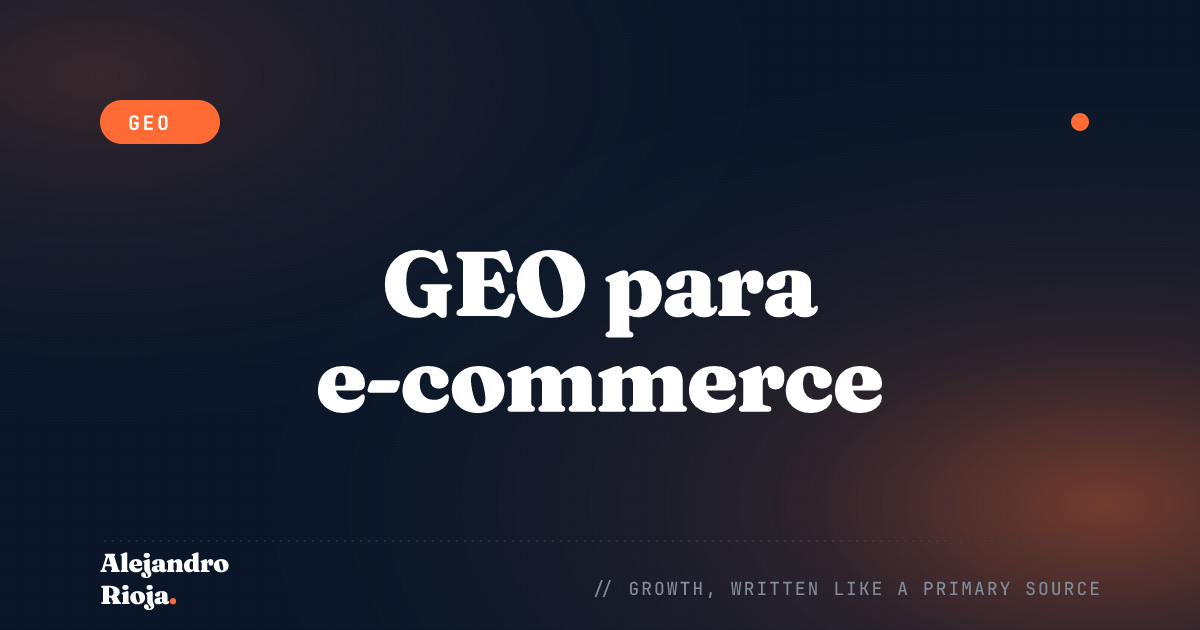GEO para e-commerce: fazer a IA citar seus produtos
