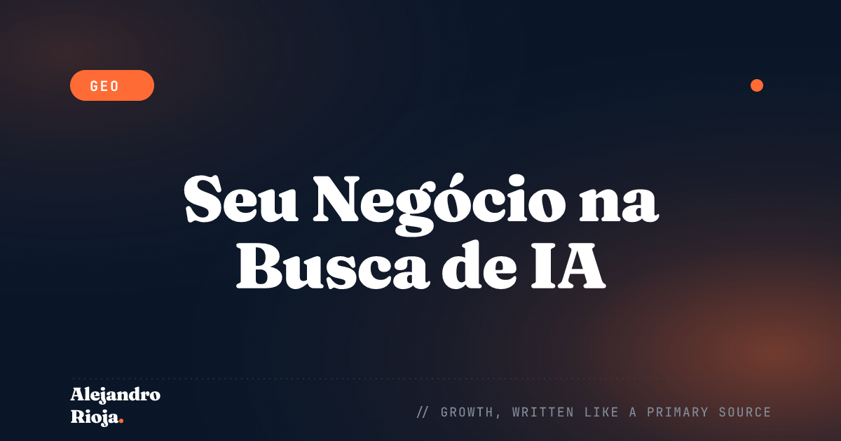 GEO para Negócios Locais: Seja Citado pela Busca de IA