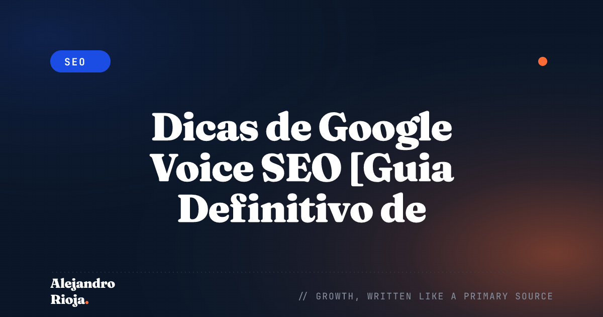 SEO de busca por voz