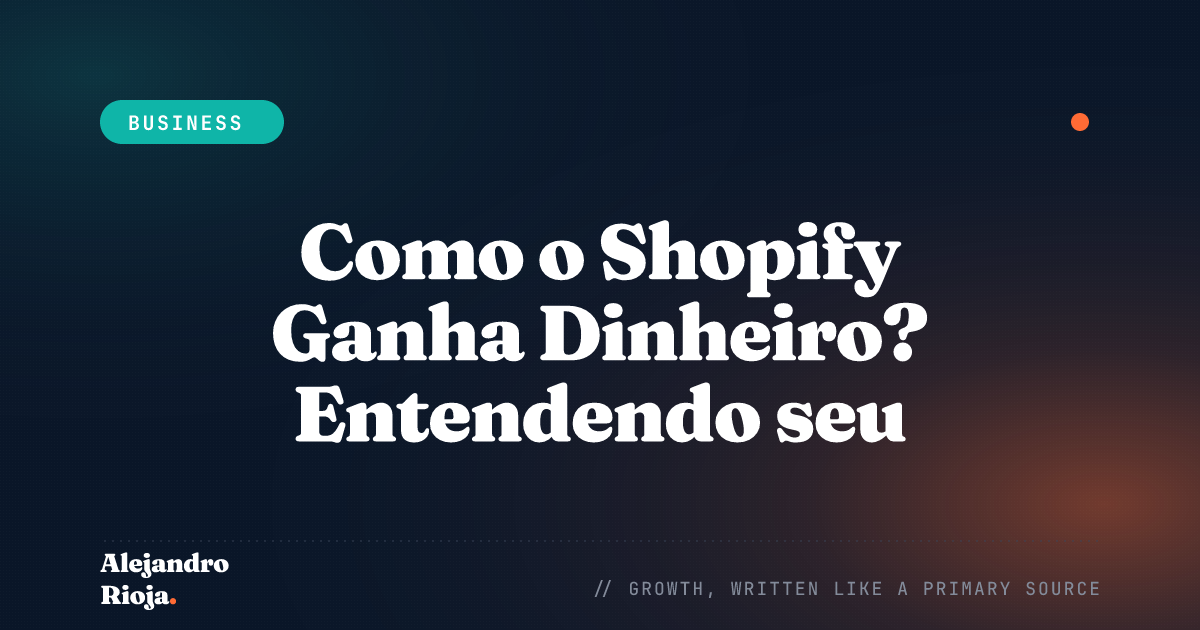 Como o Shopify ganha dinheiro