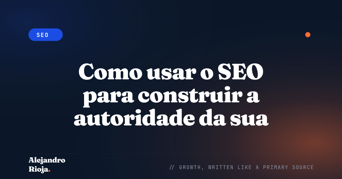 SEO de autoridade de marca