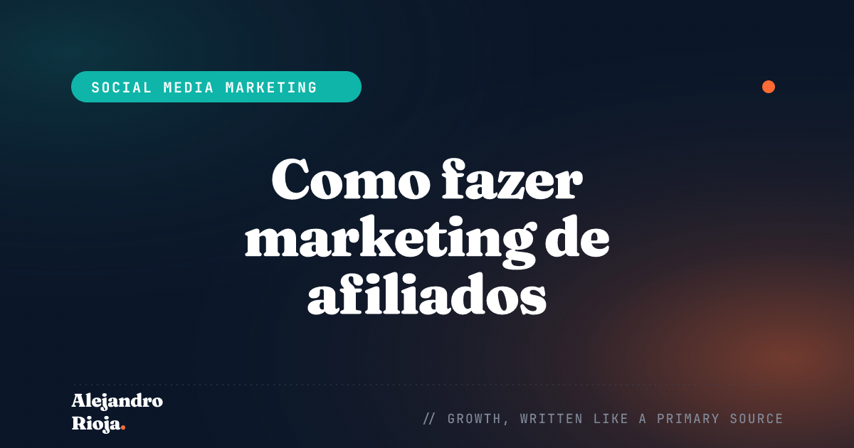 Marketing de afiliados