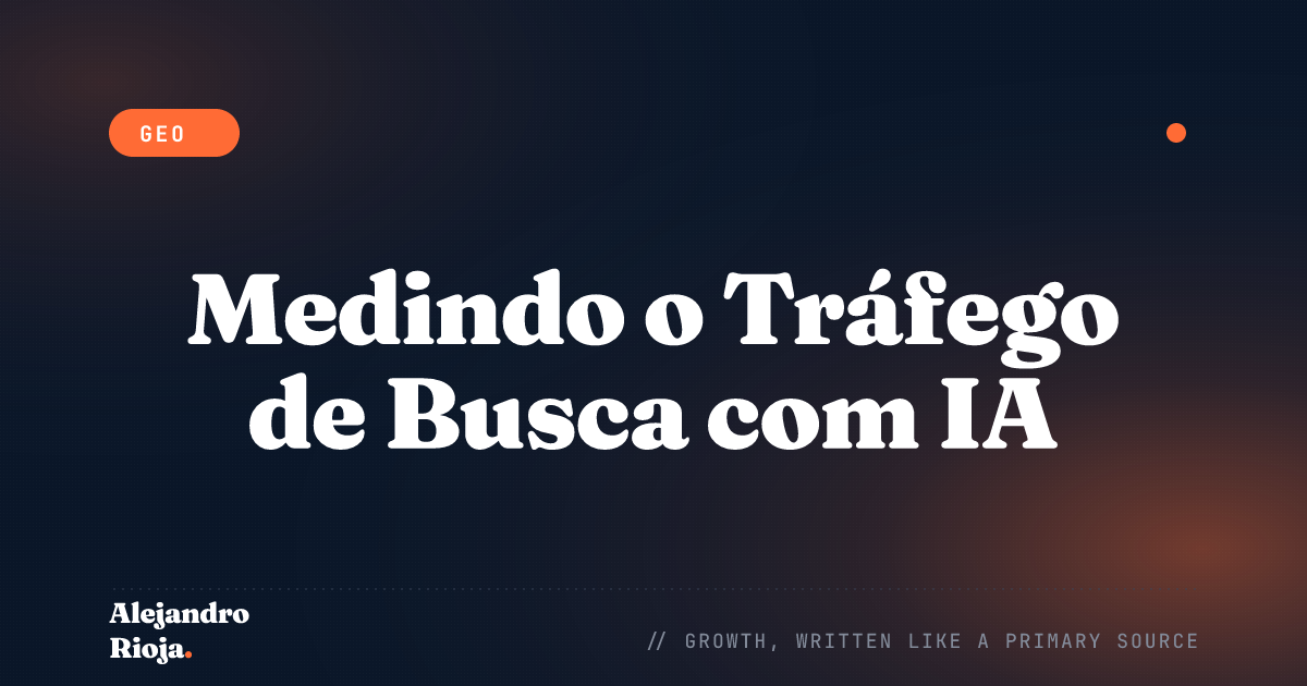 Como Medir se a Busca com IA Está Realmente te Enviando Tráfego