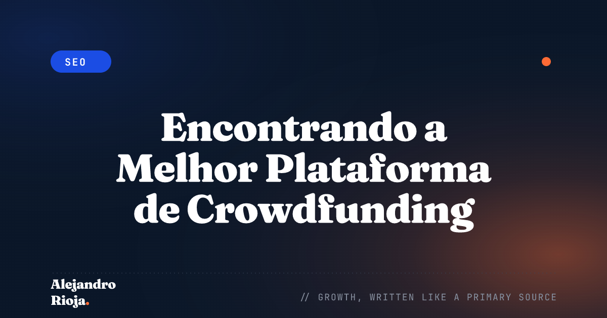 Encontrando a Melhor Plataforma de Crowdfunding: Kickstarter vs. Indiegogo