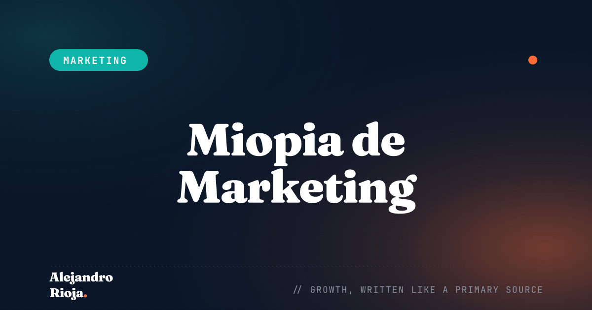 Miopia de Marketing: Uma das Razões pelas Quais Empresas Fracassam