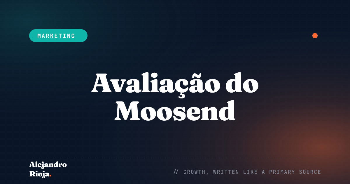 Avaliação do Moosend Uma Solução de Email Marketing