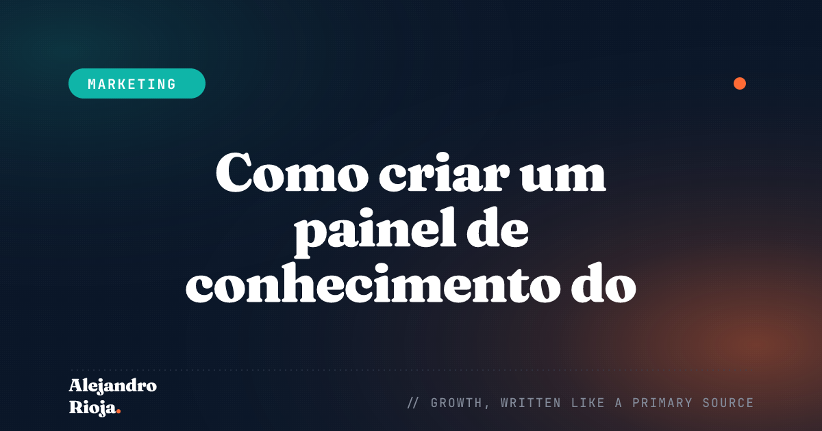 Como criar um painel de conhecimento do Google