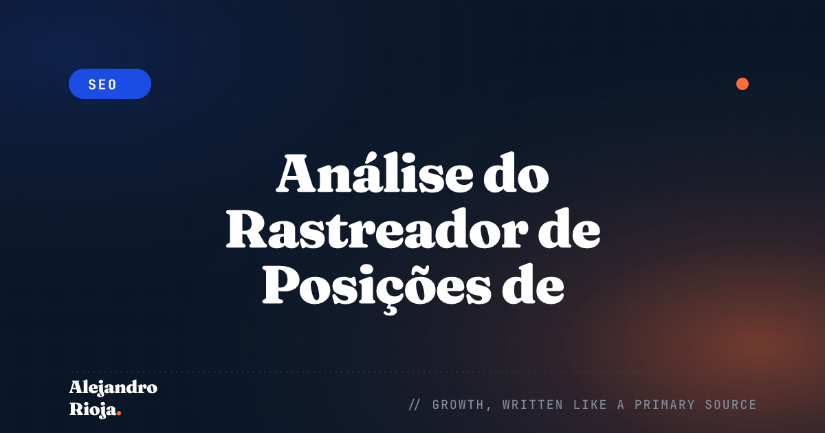 Análise do Rastreador de Posições de Palavras-Chave do SE Ranking