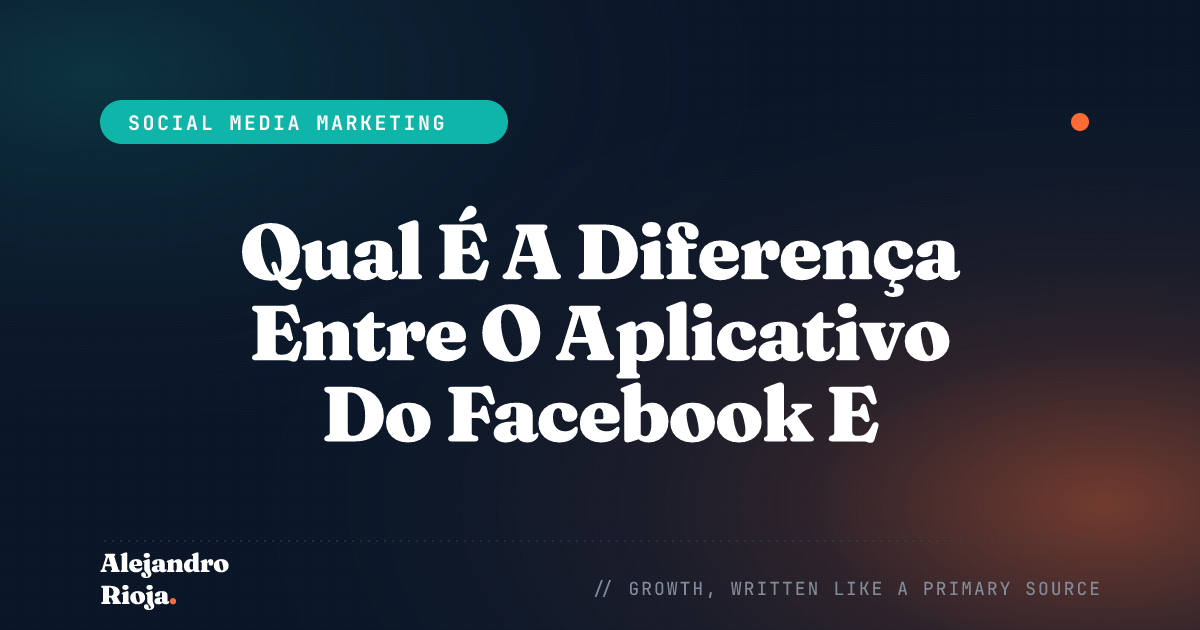 Aplicativo do Facebook e Touch