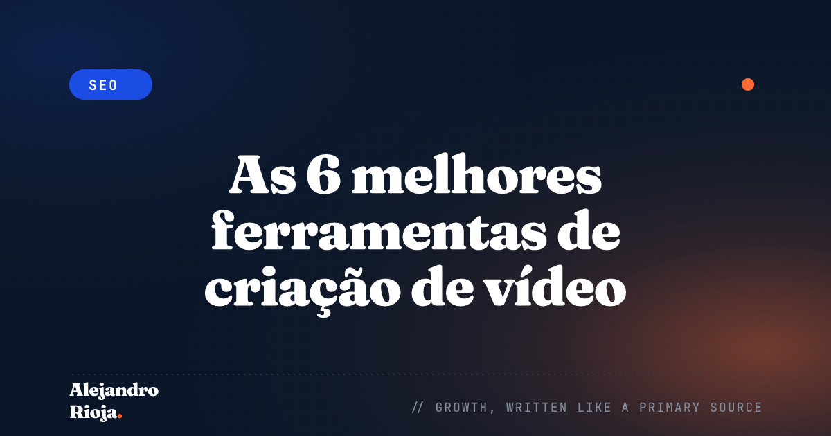 As 6 melhores ferramentas de criação de vídeo automatizada