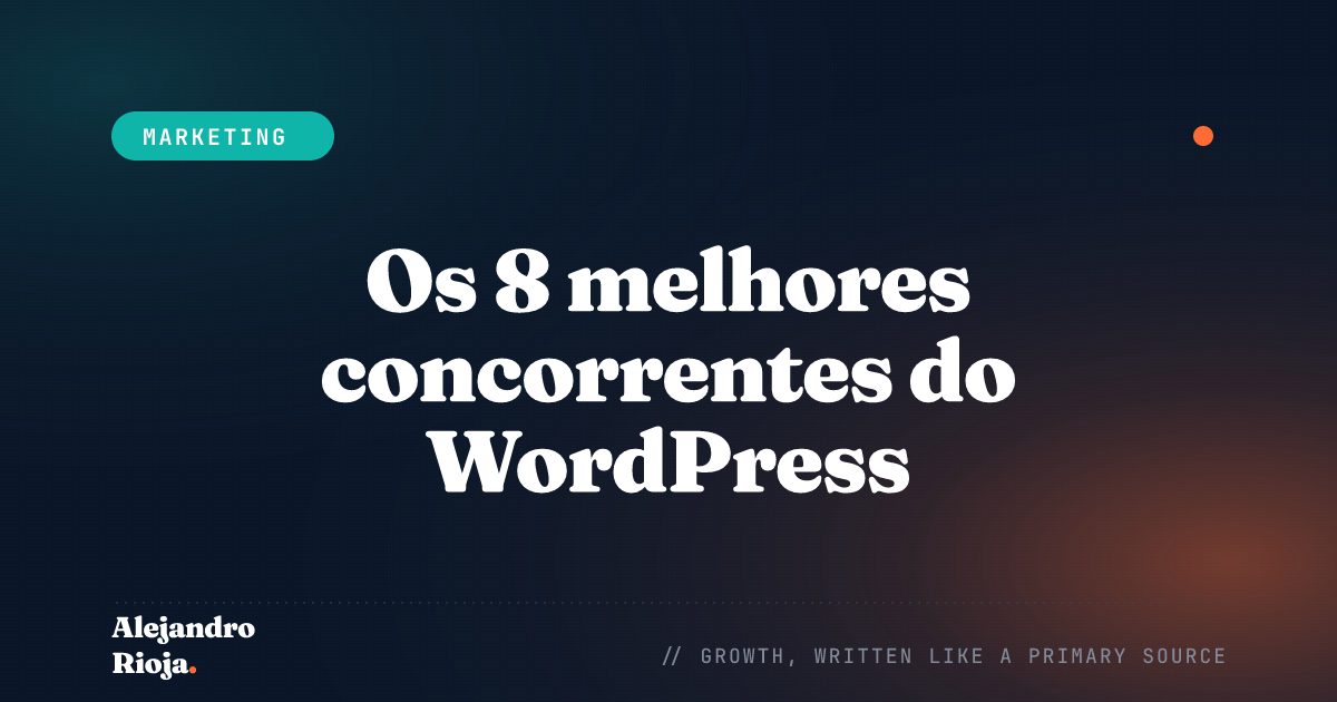 concorrentes do wordpress