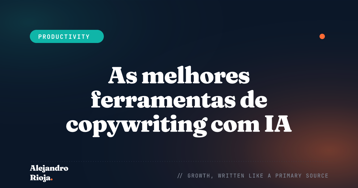 As melhores ferramentas de copywriting com IA para bloggers