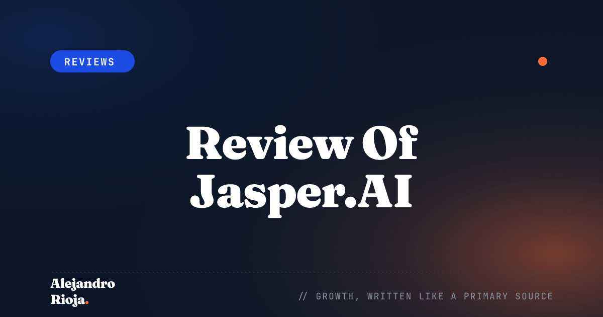 Review Of Jasper.AI Pros & Cons, Features And Pricing