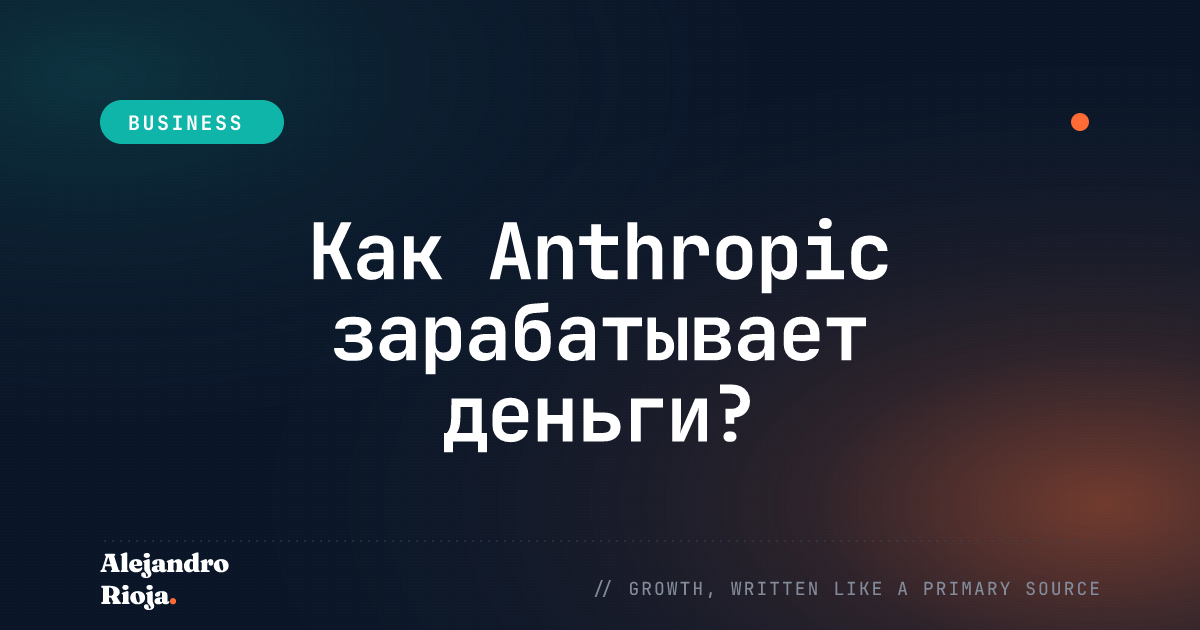 Как Anthropic зарабатывает деньги — бизнес-модель Claude
