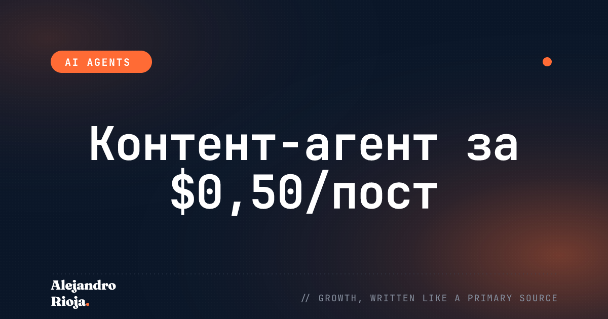 Самый дешёвый способ запустить контент-агента на Cloudflare