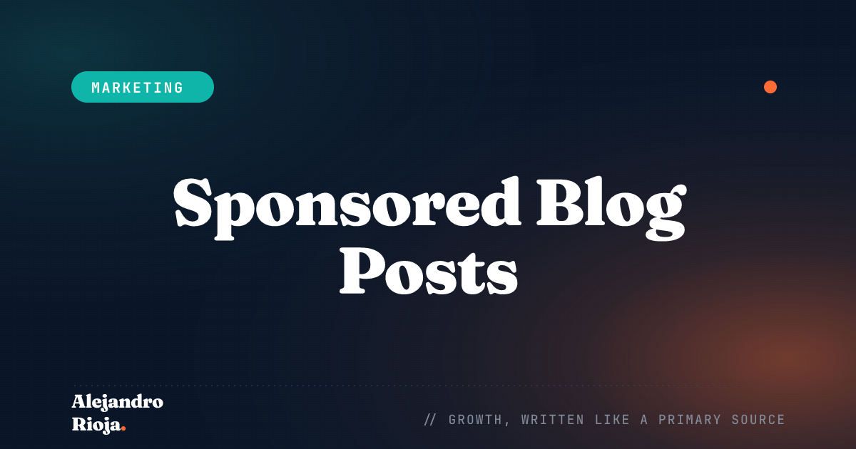 sponsored posts