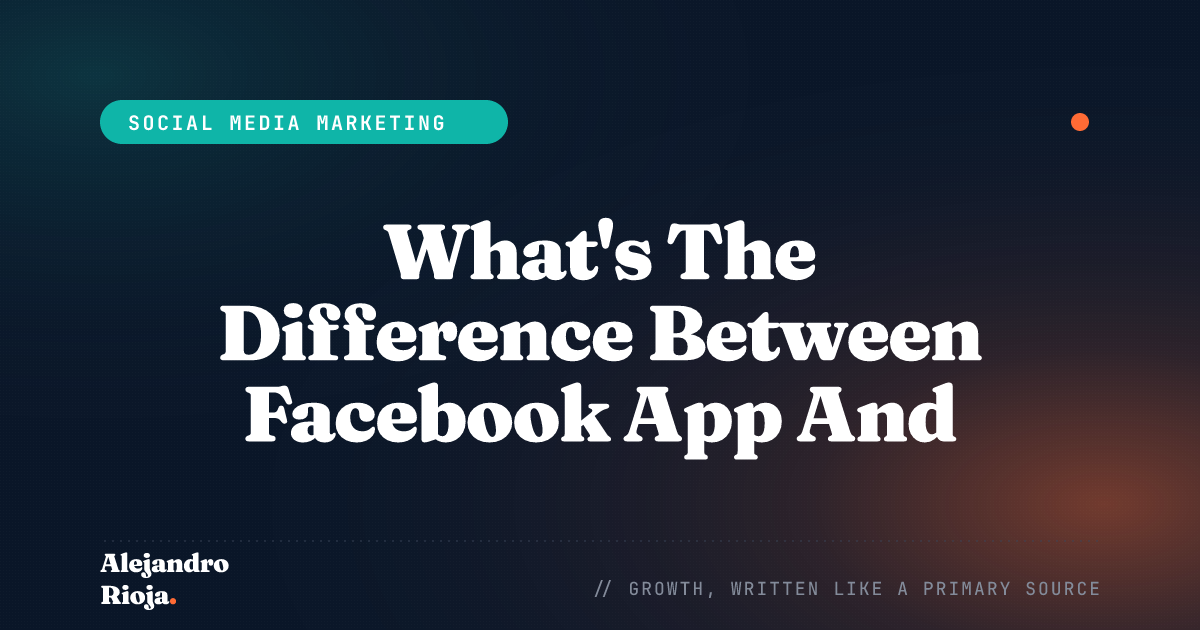 Facebook app and touch