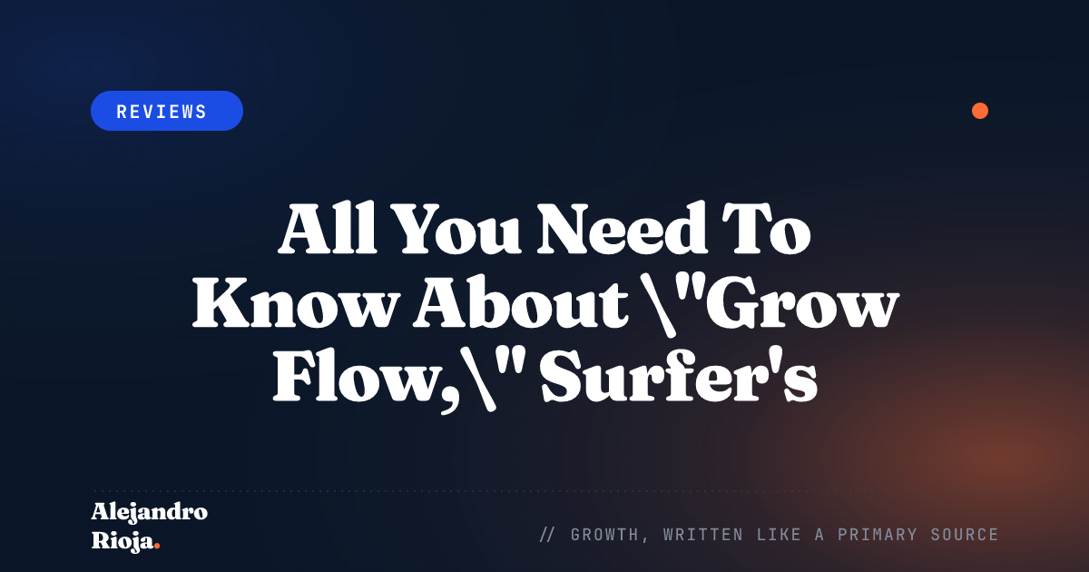 SurferSEOs Grow Flow