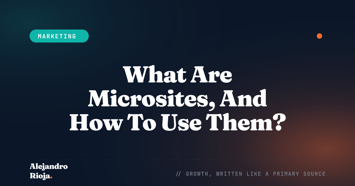 What Are Microsites