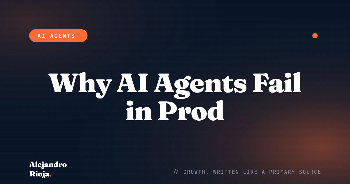 Why Your AI Agent Keeps Failing in Production (And How to Fix It)