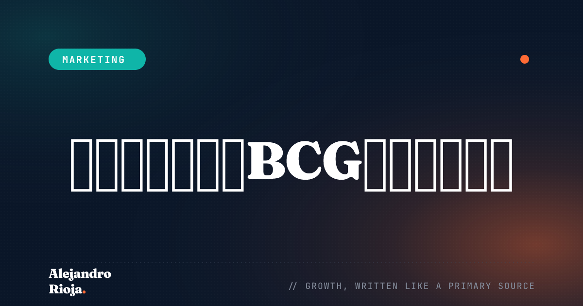BCG Matrix