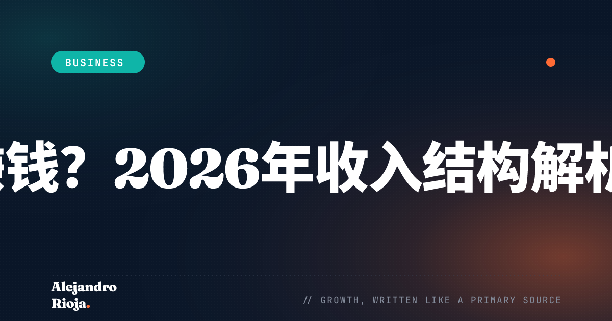 Google如何赚钱——2026年结构解析