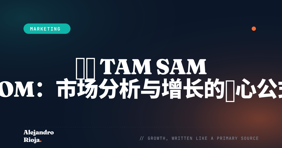Mastering TAM SAM SOM The Essential Formula for Market Analysis and Growth